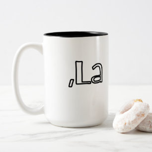 Comma + La Mug, Kamala Harris Mugs, Kamala Harris Two-Tone Coffee Mug