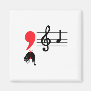 Comma La Music Notes Kamala Harris Music Teacher E Magnet