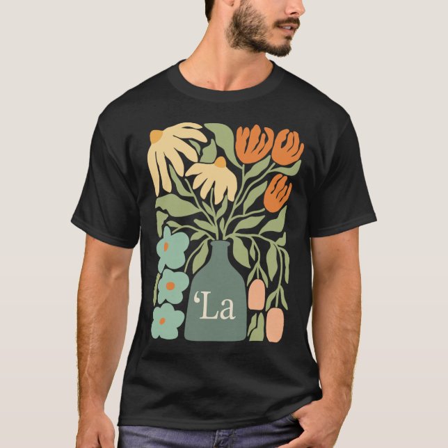 Comma La Subtle Boho Flowers Kamala Harris Madam P T-Shirt (Front)