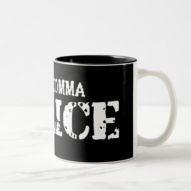 Comma Police Mug (Right)