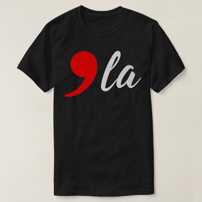 CommaLa Kamala for Red T-Shirt (Design Front)