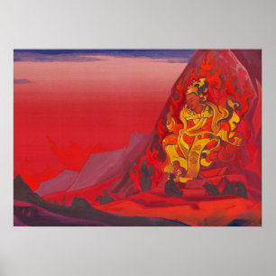 Command of Rigden Djapo by Nicholas Roerich Poster
