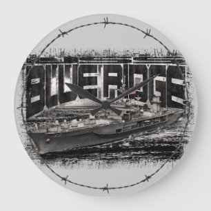 Command ship Blue Ridge Acrylic Wall Clock