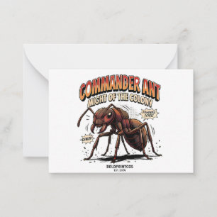 Commander Ant  Card