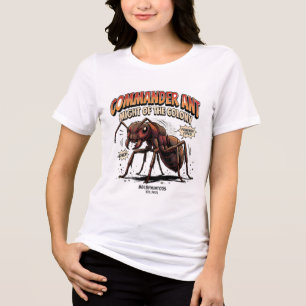 Commander Ant Women's T-Shirt Tri-Blend Shirt