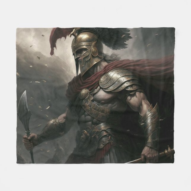 commander fleece blanket (Front (Horizontal))