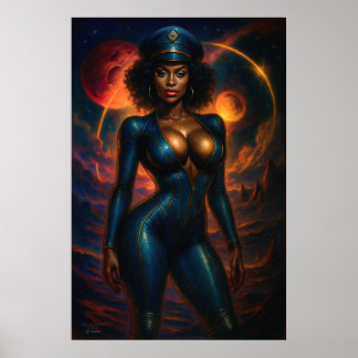 Commander Gail Kween | Sci-Fi Glamour 2025 Poster