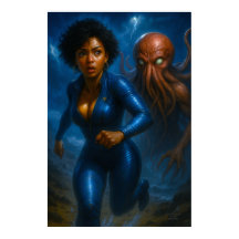Commander Gail Kween vs Grotesque Octopus | Anime 