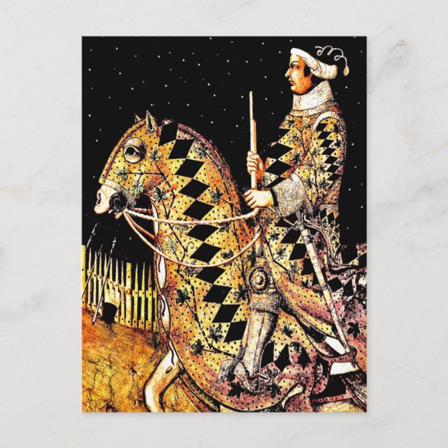 "Commander On Horseback" Postcard (Front)