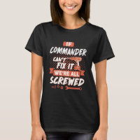 COMMANDER shirt, COMMANDER t shirt for men women