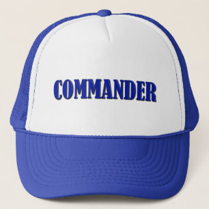 Commander - Thin Blue Line Trucker Hat