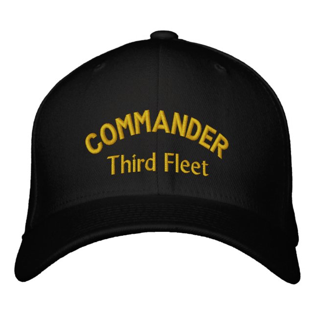 COMMANDER, Third Fleet Embroidered Hat (Front)