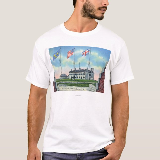 Commanding Officer Room in Old French Castle T-Shirt (Front)