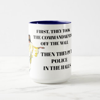 COMMANDMENTS REMOVED FROM SCHOOL MUG