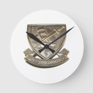 Commando Kieffer - Insigne 1er BFMC Round Clock