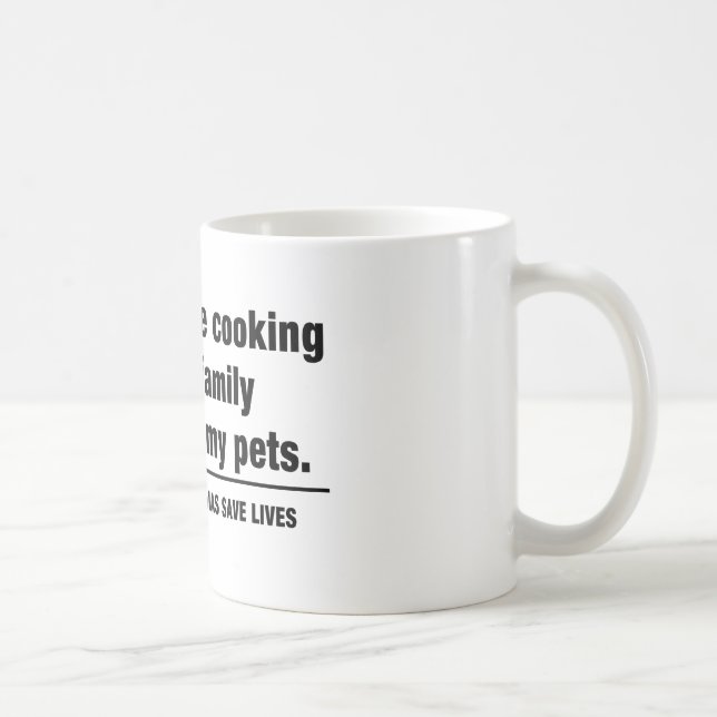 Commas Save Lives Coffee Mug (Right)