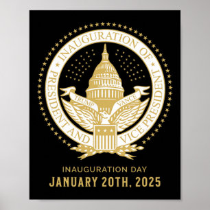 Commemorate 60th Presidential Inauguration Preside Poster