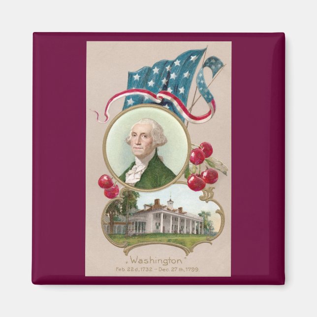 Commemorating George Washington Magnet (Front)