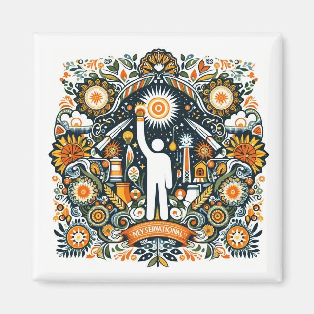  commemorating National Energy Conservation Day  Magnet (Front)