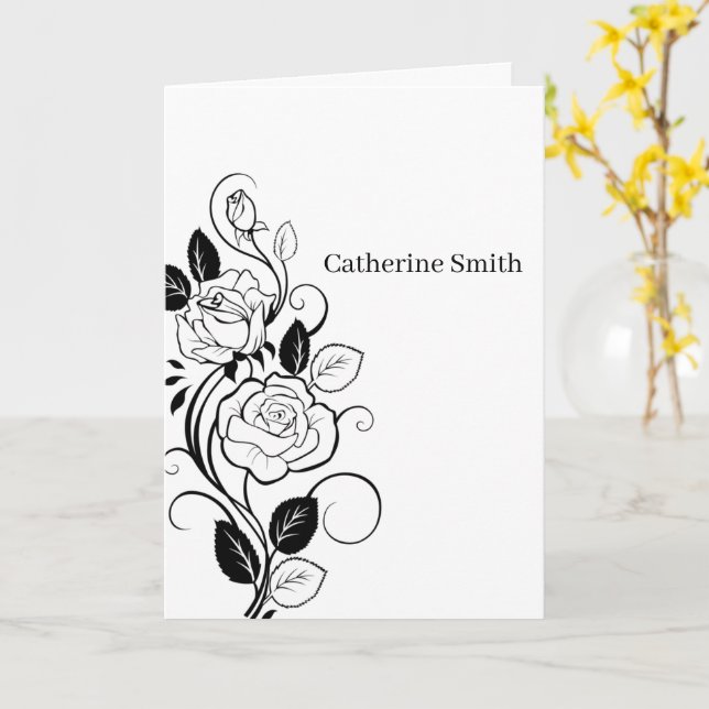 Commemoration - Condolences 05 Card (Yellow Flower)