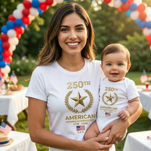 Commemorative 1776–2026 American Heritage 250th Baby Bodysuit
