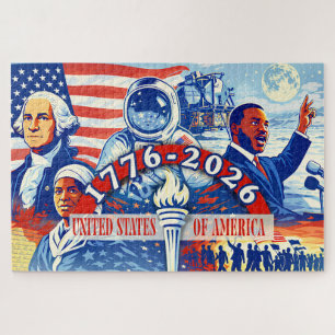 Commemorative 1776-2026 USA Semiquincentennial  Jigsaw Puzzle