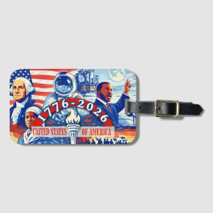 Commemorative 1776-2026 USA Semiquincentennial  Luggage Tag