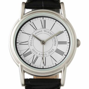 Commemorative Birthday Celebration Personalised Watch