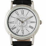 Commemorative Birthday Celebration Personalized Watch<br><div class="desc">Commemorative birthday celebration watch with name,  date of birthday,  and a figure showing the number of years. A special watch that will be treasured by the recipient.</div>
