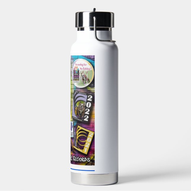 Commemorative Dog Sports Water Bottle (Left)