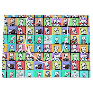 Commemorative KiniArt Westies Large Gift Bag