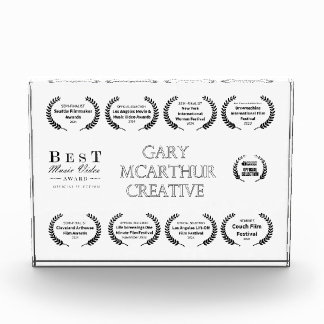 Commemorative Laurels  Photo Block