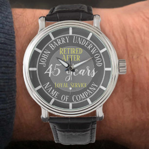 Commemorative Long Service Award Watch