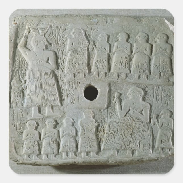 Commemorative relief square sticker (Front)