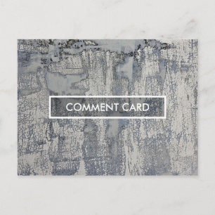 comment card crispy texture