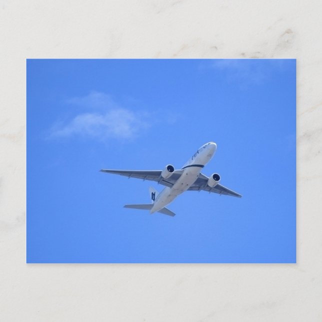Commercial Airliner Postcard (Front)