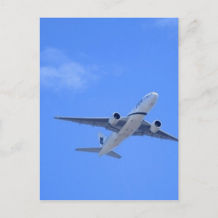 Commercial Airliner Postcard