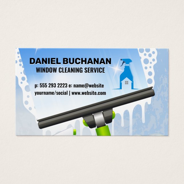 Commercial and Home Window Cleaners  (Front)