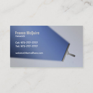 Commercial Cleaner business cards