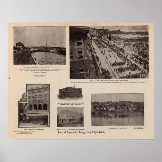 Commercial energy along Puget Sound Poster (Front)