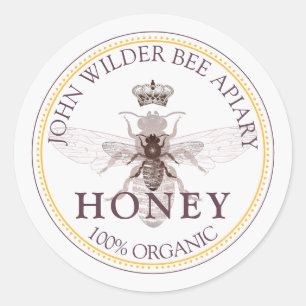 Commercial Honey Label Beekeeper Apiary
