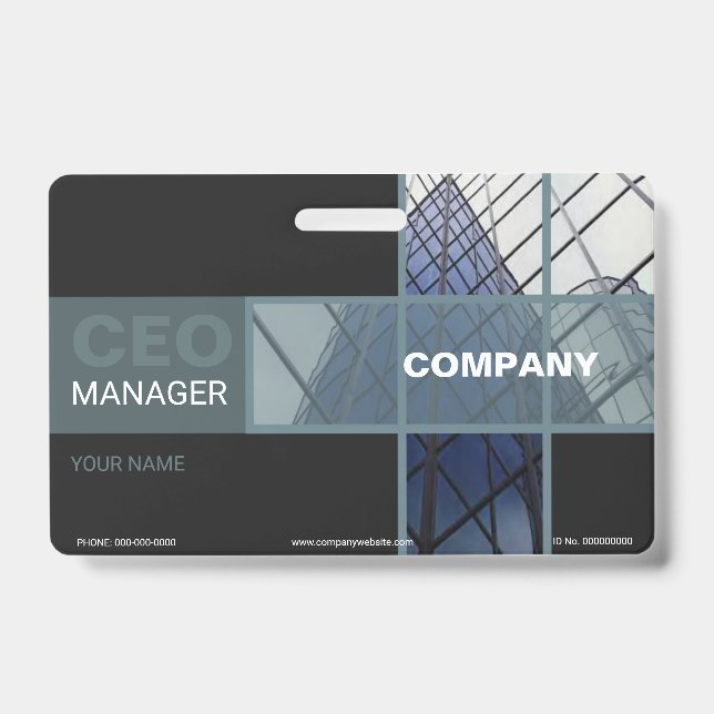Commercial ID Badge (Front)