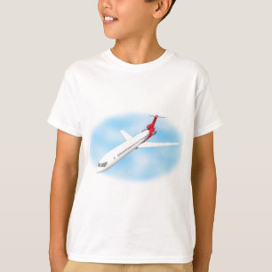 Commercial Jet Aeroplane: 3D Model: T-Shirt