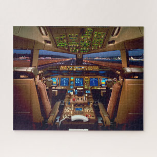 Commercial Jet Cockpit Jigsaw Puzzle