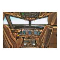 Commercial Jet Cockpit
