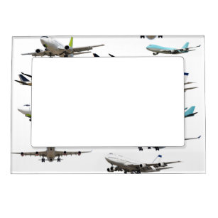 Commercial Jet Variety Pattern Magnetic Picture Frame