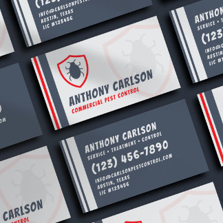 Commercial Pest Control Rodent Business Card