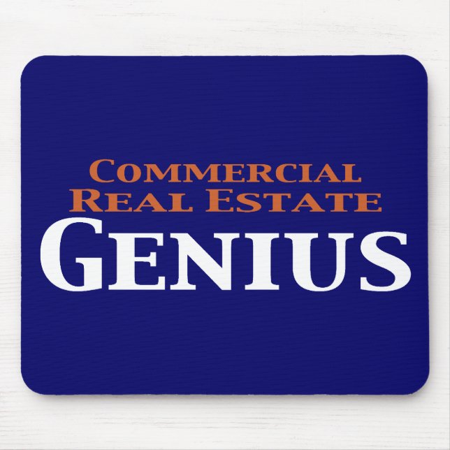 Commercial Real Estate Genius Gifts Mouse Pad (Front)