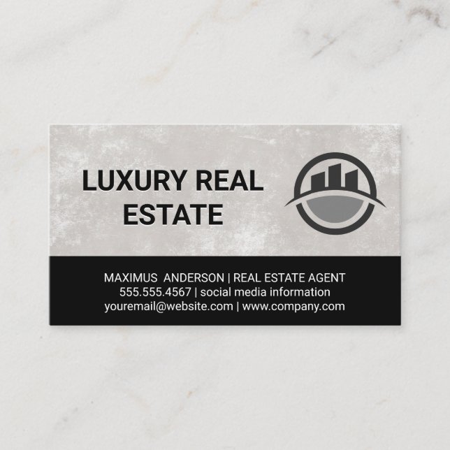 Commercial Residential Buildings Business Card (Front)