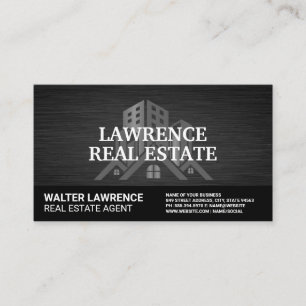 Commercial Residential Real Estate Logo Business Card
